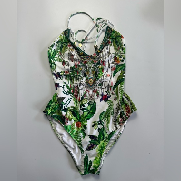 Camilla Swimwear Daintree Darling Tie Back One Piece With Trim - Picture 13 of 15